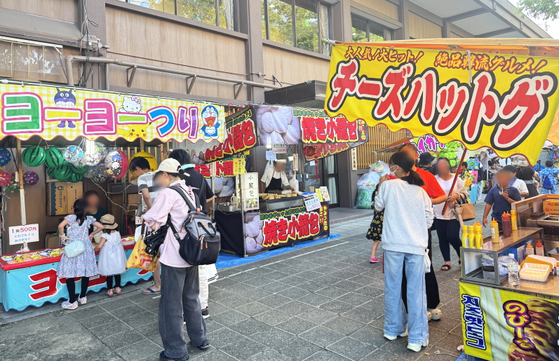 【阿倍野区】阿部王子神社の夏祭りの屋台