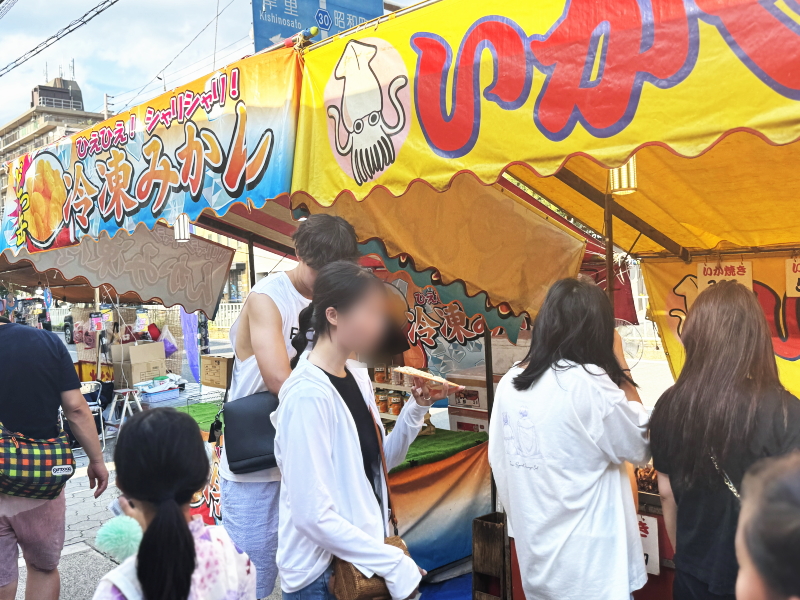 【阿倍野区】阿部王子神社の夏祭りの屋台