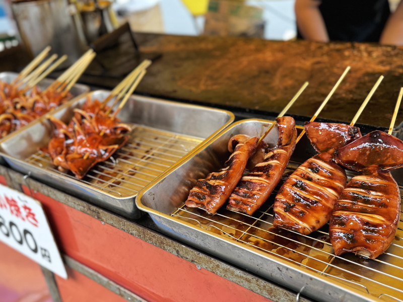 【阿倍野区】阿部王子神社の夏祭りのイカ焼きとゲソ焼き