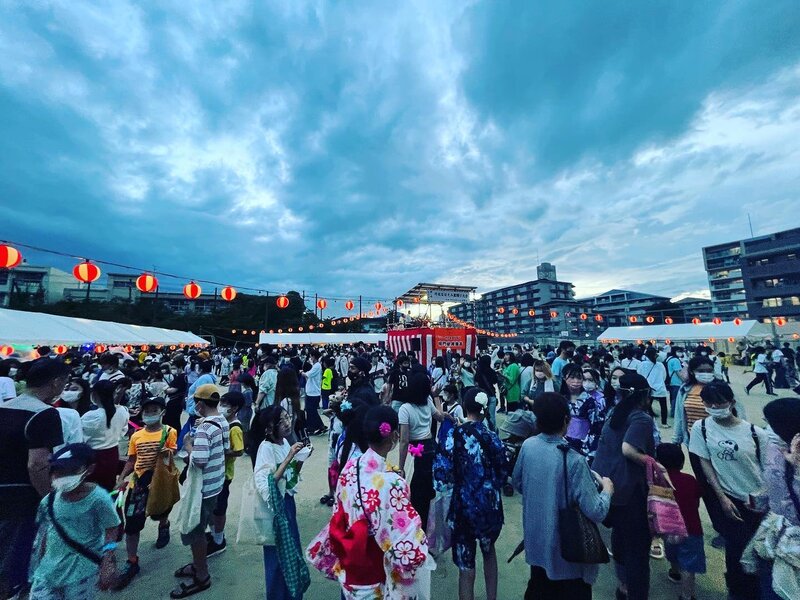 住吉区苅田北「ほほえみ盆踊り大会」