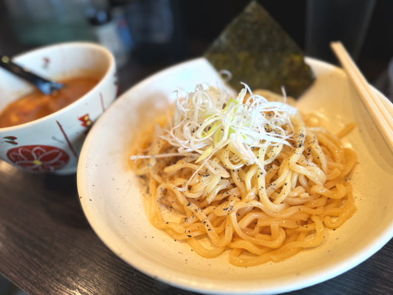 長居　麺屋壱の「うま旨辛つけ麺」0.5辛