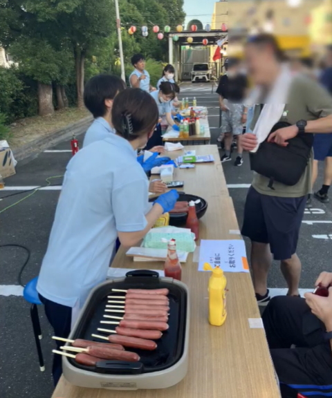 長居夏祭りの屋台