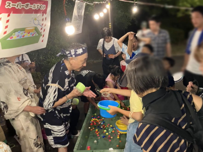 長居夏祭りの縁日