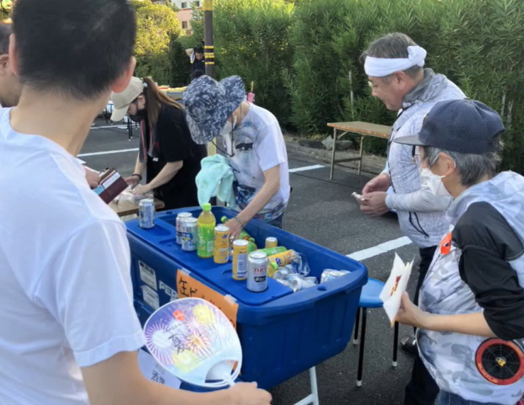 長居夏祭りの屋台