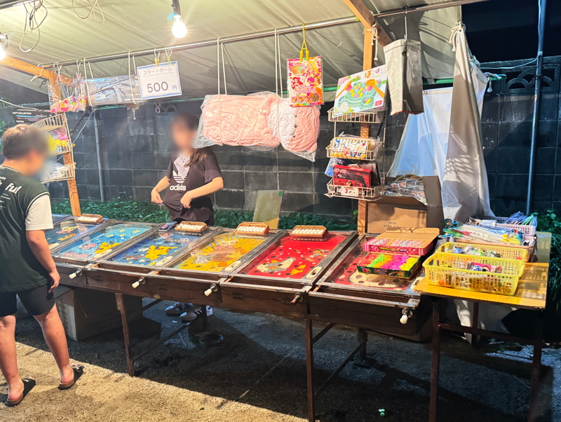 東住吉区針中野「中井神社 夏祭り」の夜店