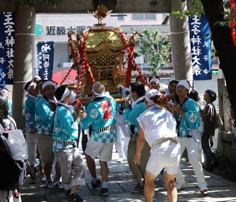 ２０２３年の【阿部王子神社】「神梛祭(かんなぎさい)」