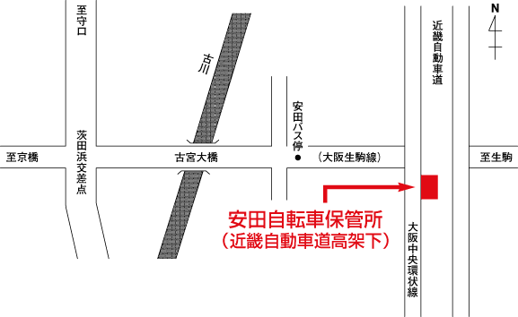 安田自転車保管所