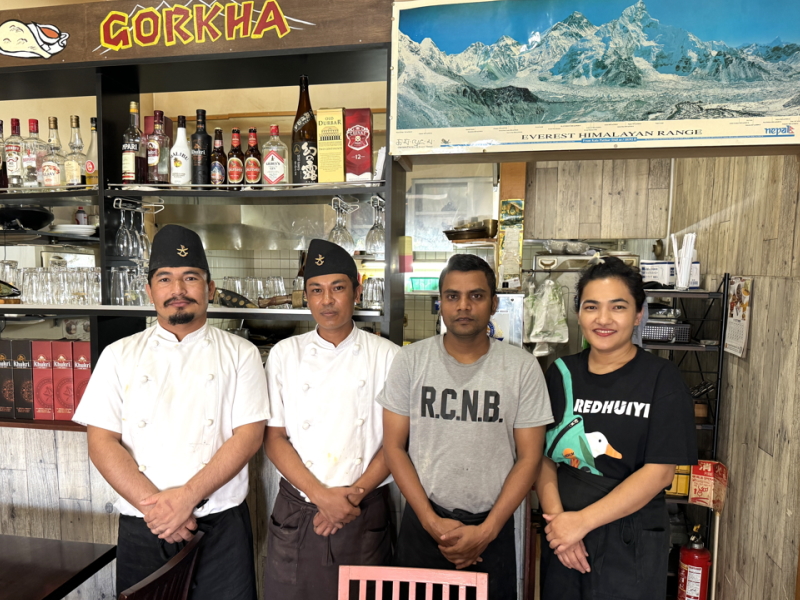 カレー王国GORKHA(旧オアシスカフェ)の店員さん