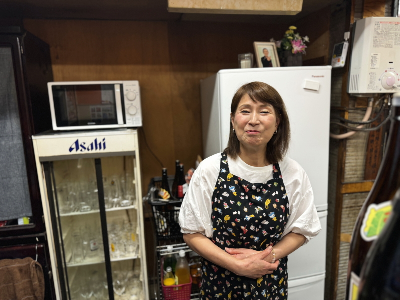 長居の居酒屋「いけまつ」のママ