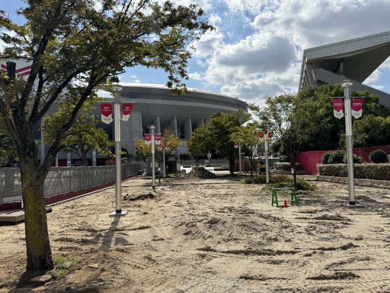 長居公園みどりの再興プロジェクト北入口（桜の入口）整備工事