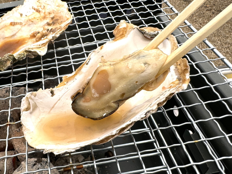 住ノ江プールの牡蠣小屋の　牡蠣(宮城県産)