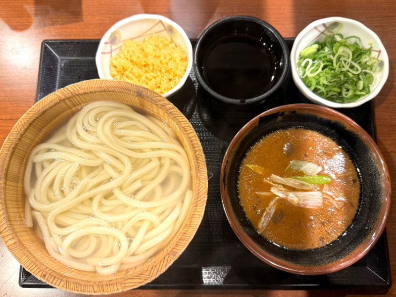 【丸亀製麺】大阪わがまち釜揚げ「どて焼きつけ汁」