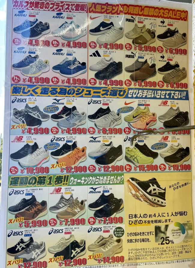 1等20%OFF「シューズ専門店STEP」大抽選会