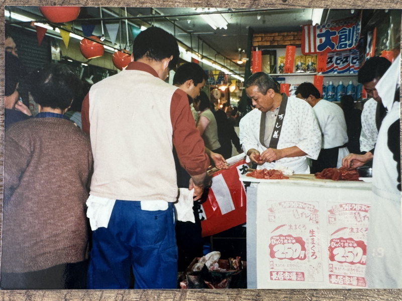 ５０年ほど前の長居商店街の写真