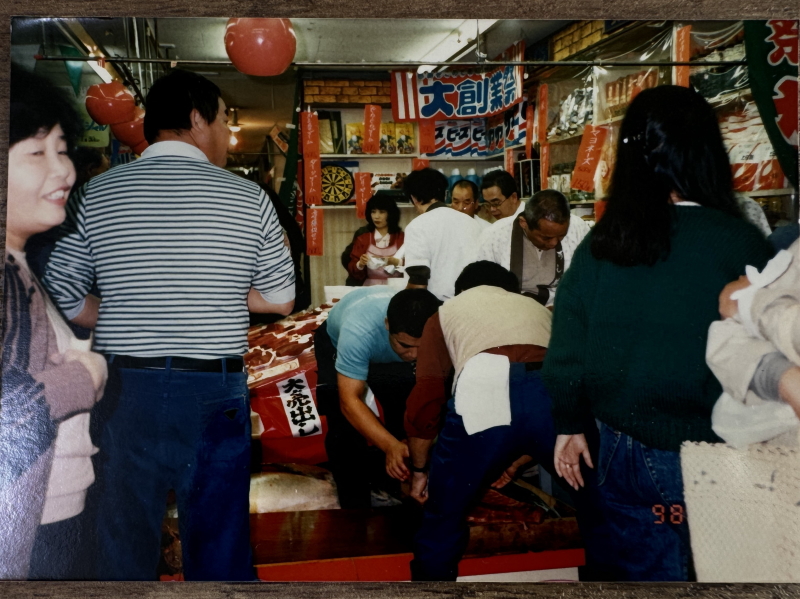 ５０年ほど前の長居商店街の写真