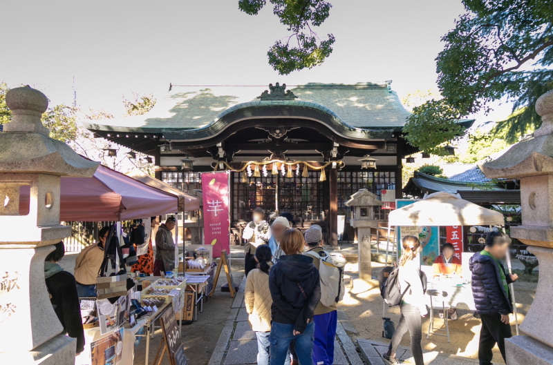 長居地域イベント「神須牟地神社 月の神社」の様子2024年11月25日