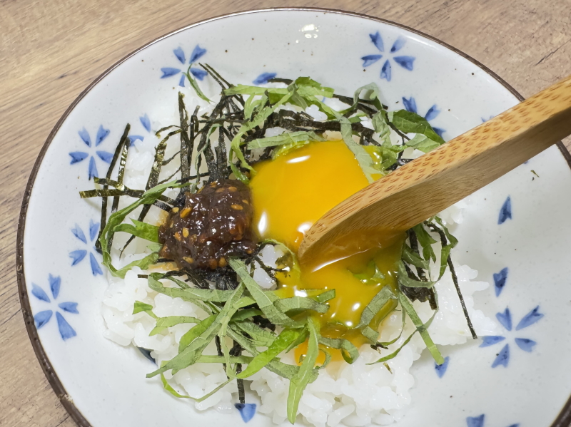 「住乃江味噌」の卵かけご飯