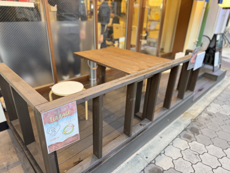 魚流居酒屋 またふく 西田辺店　テラス席