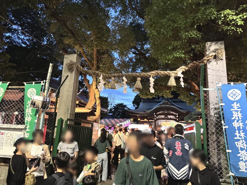 住吉区「生根神社」の夏祭り