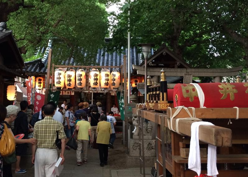 駒川　中井神社の夏祭り