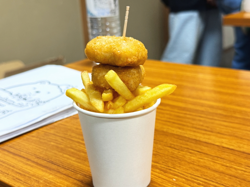 阿倍野区阪南町　の駄菓子屋ミラクルのポテナゲ