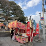 長居「神須牟地かみすむぢ神社」大晦日と三が日出、出店してる露店