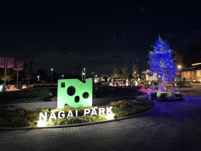 長居公園クリスマスイルミネーション「ナガイリエ」