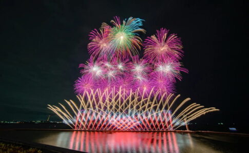 大阪・関西万博にて「JAPAN FIREWORKS EXPO」の花火