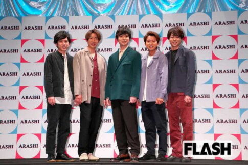解散を発表した嵐