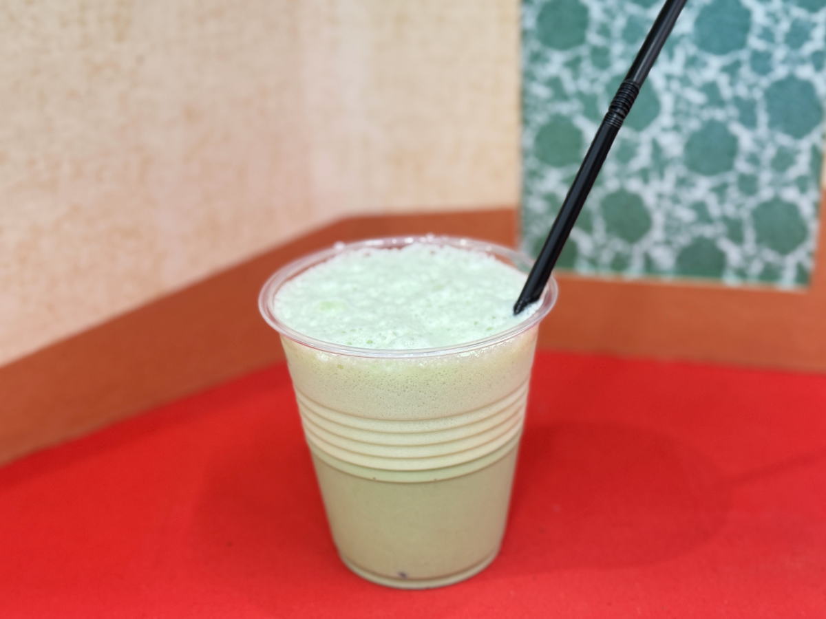 寺田園Cafeのミルクグリーンティ