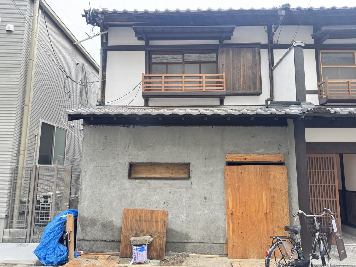 【南田辺】桃ヶ池長屋でオープンする予定の「イタリアンの店」