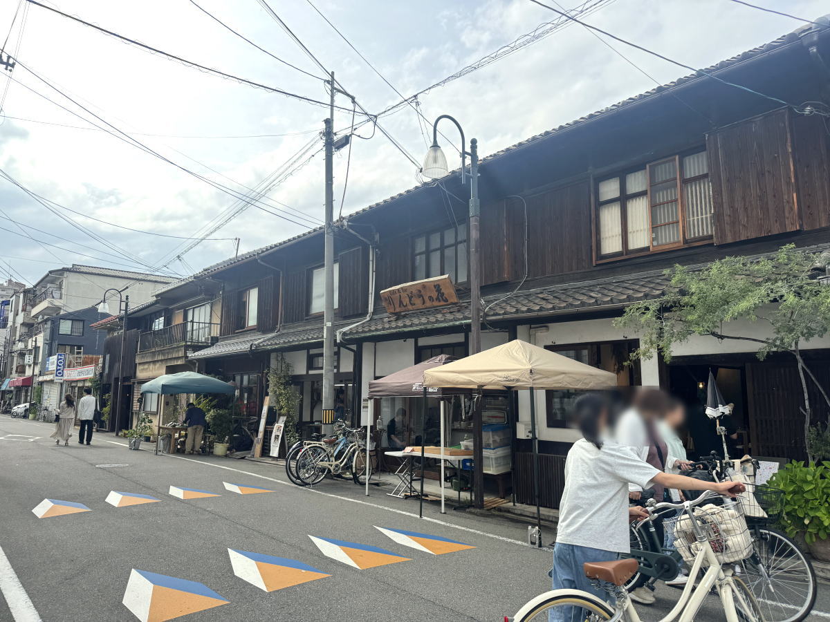 わびさびを感じた桃ヶ池長屋「むすびの市」