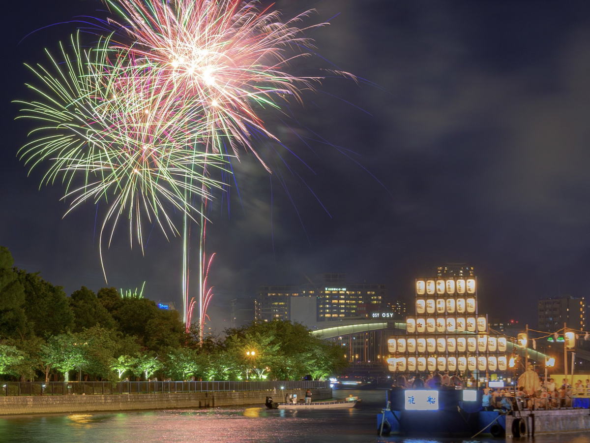 天神祭奉納花火2025