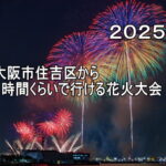 【2025年花火大会】大阪市住吉区から1時間くらい行ける花火【すみつーまとめ】