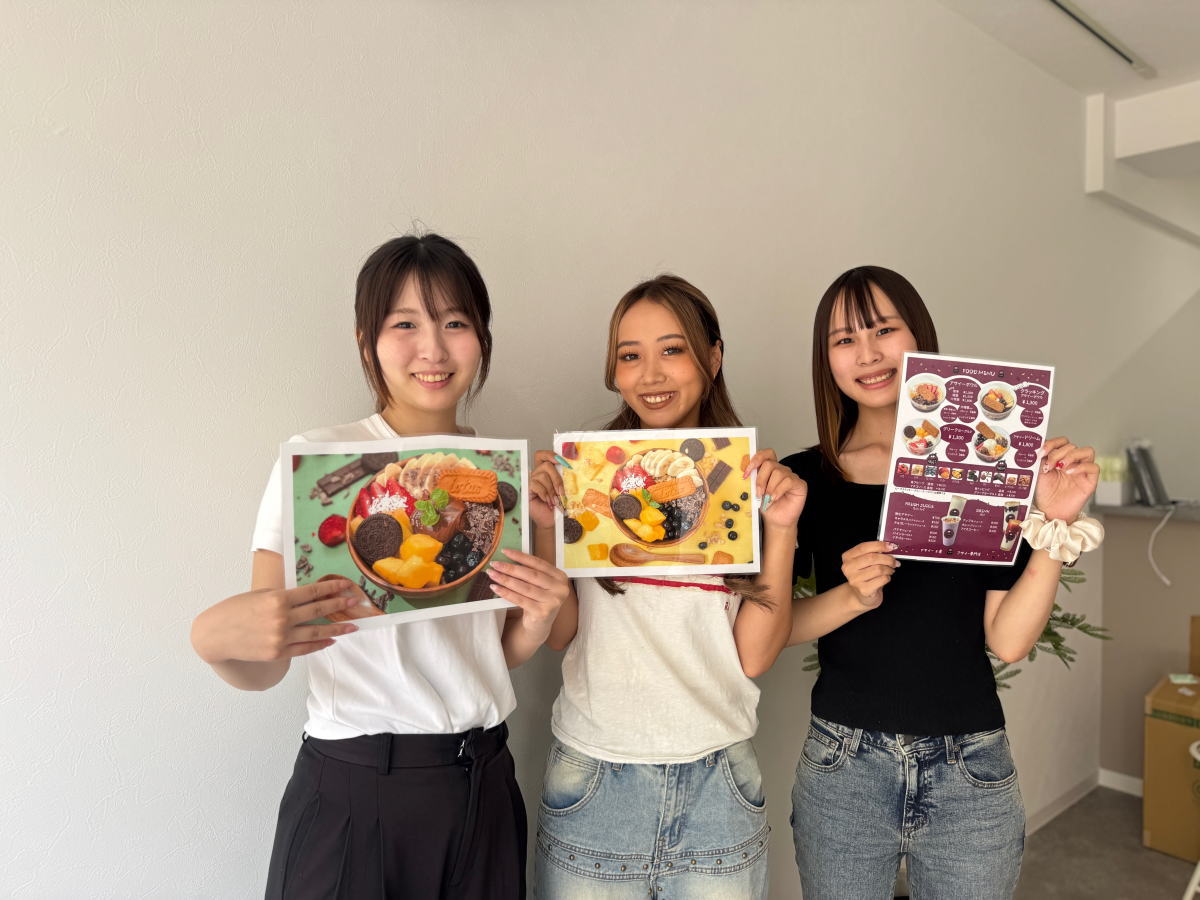 アサイー工房長店の店長さんとスタッフさん