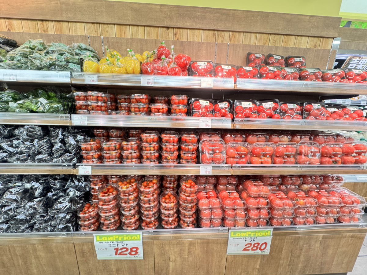 肉のハナマサPLUS我孫子店の特売のトマト