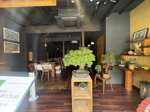 住吉大社近く「素麺と手毬 八雲」の店内