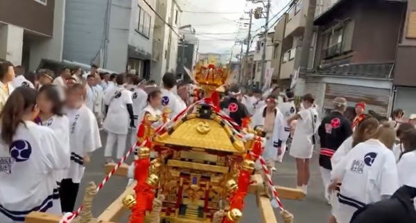山坂神社の夏祭り2025の様子