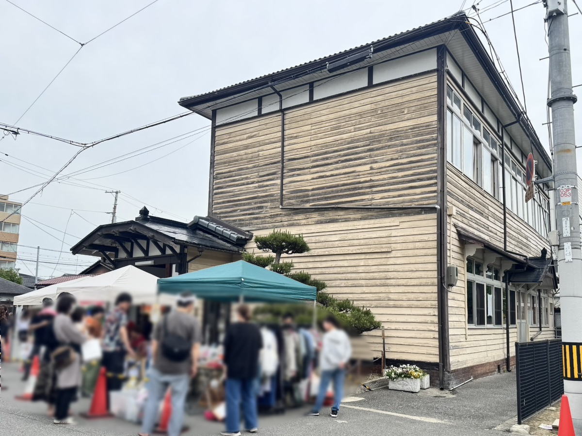 あびこ会館で夜店