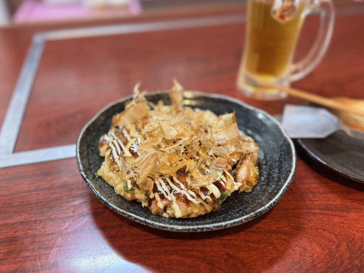 お好み焼き鉄板焼き「ぐい」フレッシュ女将のミックス焼き
