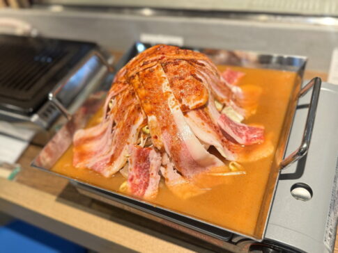 「ちりとり鍋・焼肉 タベタ西田辺店」のちりとり鍋