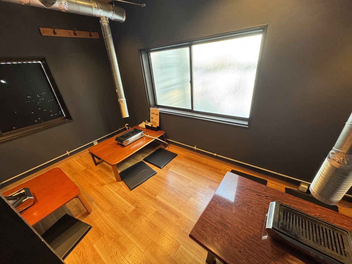 あびこの焼肉屋にくのひの2階お座敷