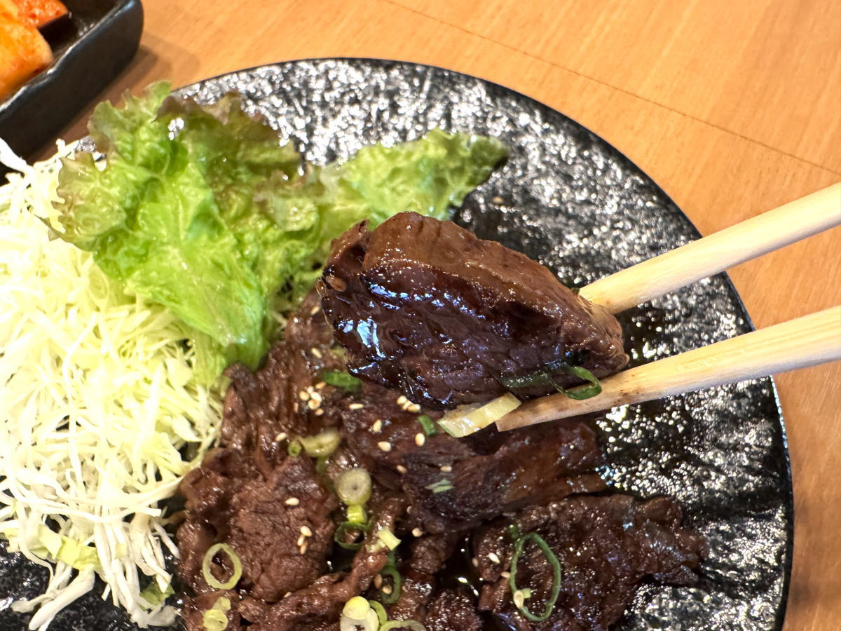 あびこの焼肉屋にくのひのハラミ弁当