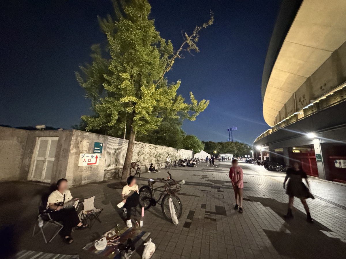 長居ヤンマースタジアムライブ音漏れの穴場