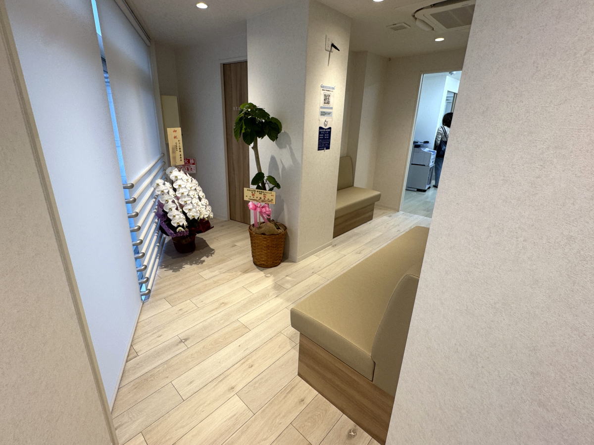 長居おき腎・泌尿器科クリニックの女性待合室