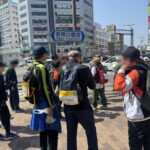 ABCラジオで中継?してた「関西エクストリームウォーク」長居公園で見つけた