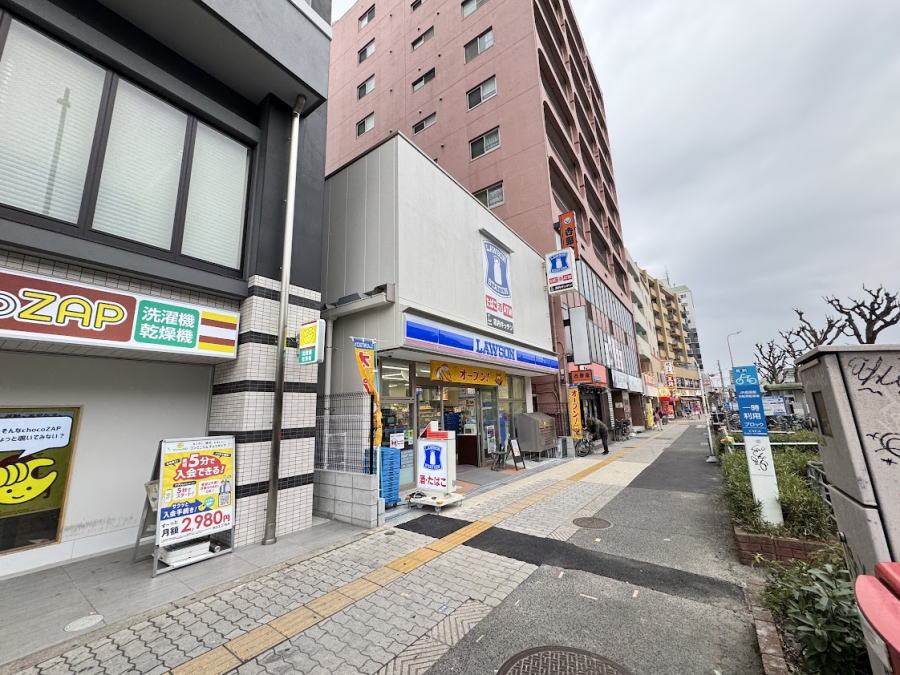 あびこ筋　長居駅すぐローソンが移転オープンしてた。