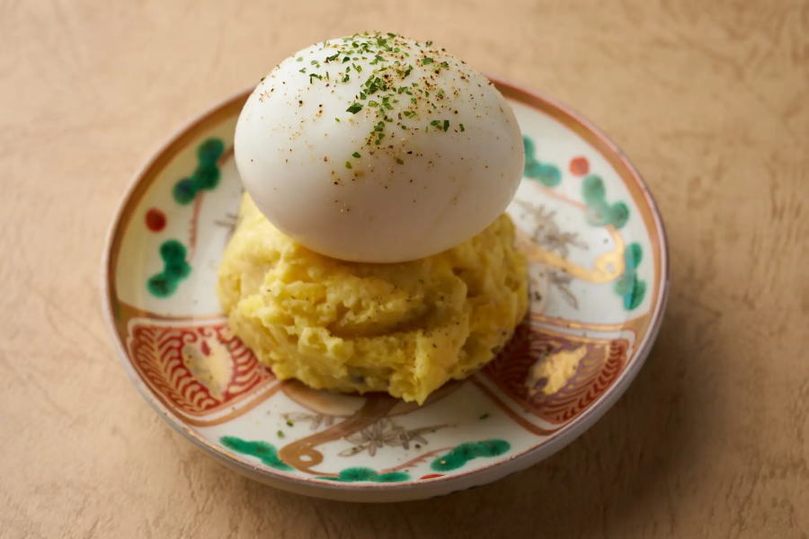 丸ごとトロ玉のポテトサラダ