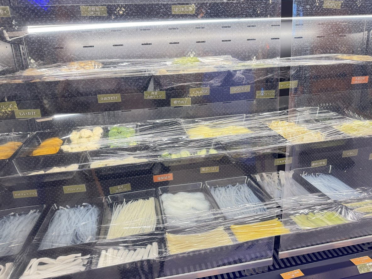 長居「元気Yoshi麻辣湯」の具材