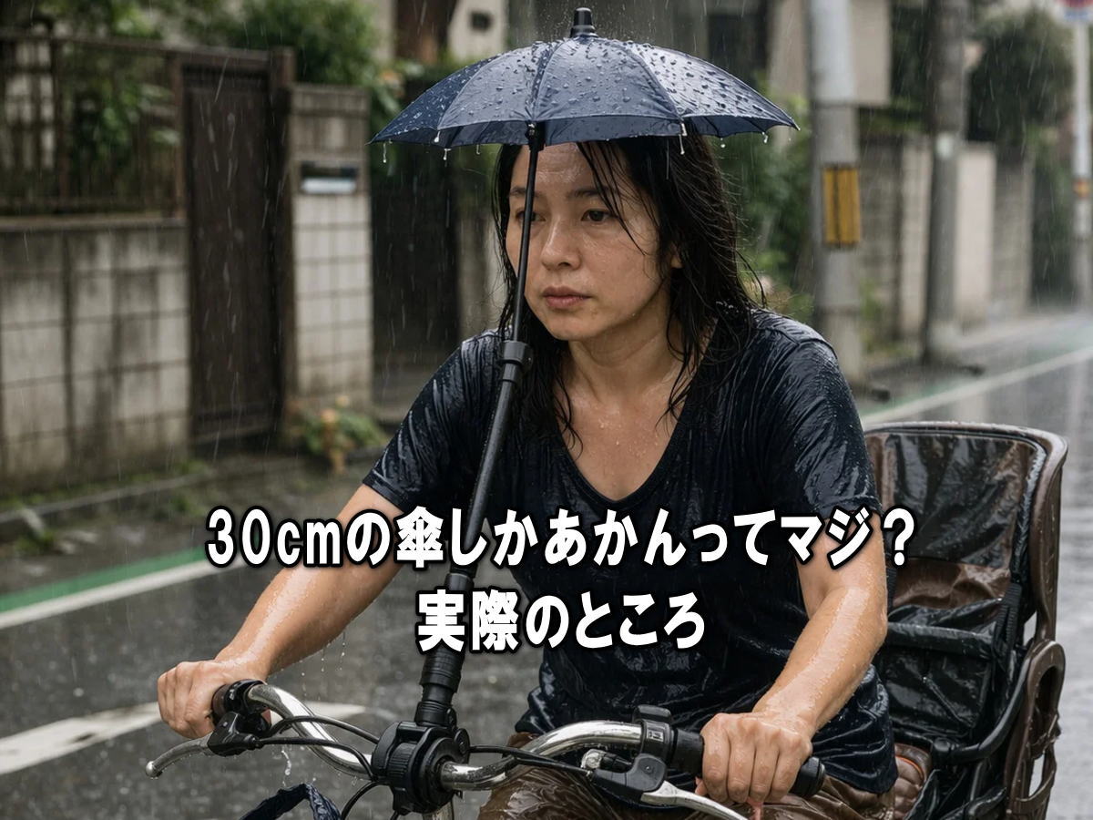 【大阪府警にきいた2026年4月】自転車の傘。さすべえは違法？あかんのん？